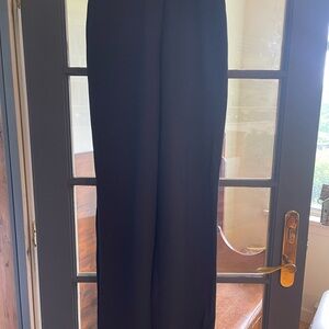Max Studio navy wide leg pants